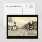 Ancienne carte postale - Calais, Boulevard Interna (Devant / Derrière)