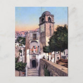 Ancienne carte postale - Campanile, Capri, Italie (Devant)