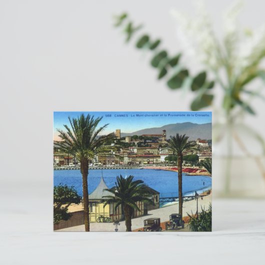 Ancienne carte postale - Cannes (Debout devant)