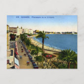 Ancienne carte postale - Cannes, La Croisette (Devant)