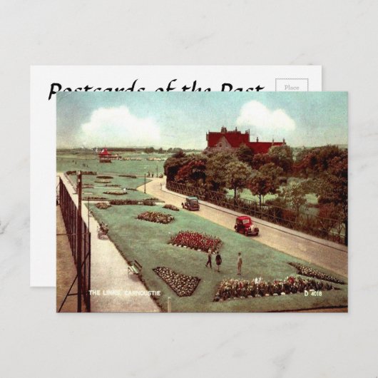 Ancienne carte postale - Carnoustie, Écosse (Devant / Derrière)