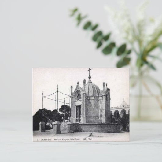 Ancienne carte postale - Carthage, Tunisie (Debout devant)