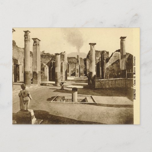 Ancienne carte postale - Casa di Marco Olconio (Devant)