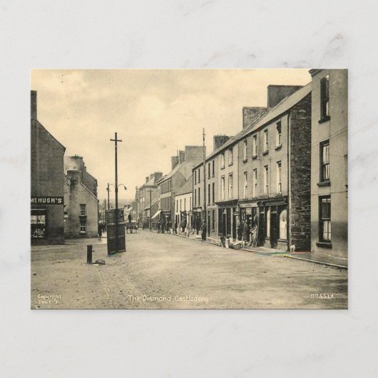 Ancienne carte postale - Castlederg, Co Tyrone (Devant)