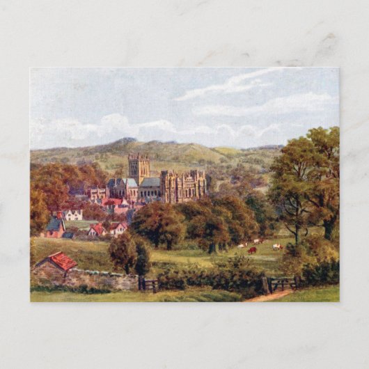 Ancienne carte postale - Cathédrale de Wells, Some (Devant)