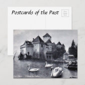 Ancienne carte postale - Château de Chillon, Suiss (Devant / Derrière)