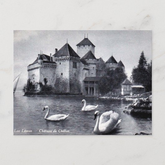 Ancienne carte postale - Château de Chillon, Suiss (Devant)