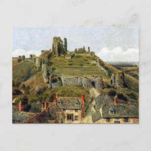 Ancienne carte postale - Château de Corfe, Dorset