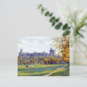 Ancienne carte postale - Château de Windsor, Front (Debout devant)