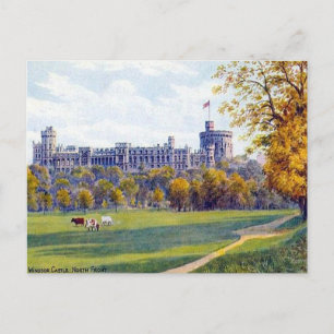 Ancienne carte postale - Château de Windsor, Front