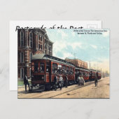 Ancienne carte postale - Chemin de fer Dallas-Fort (Devant / Derrière)