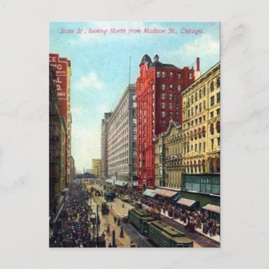 Ancienne carte postale - Chicago, Illinois (Devant)