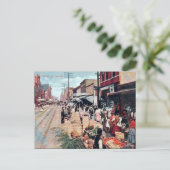Ancienne carte postale - Chicago, Illinois (Debout devant)