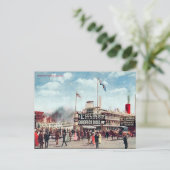 Ancienne carte postale - Chicago, Illinois (Debout devant)