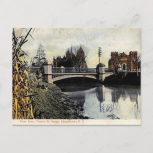 Ancienne carte postale - Christchurch, NZ