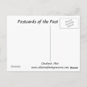 Ancienne carte postale - Cleveland, Ohio (Dos)