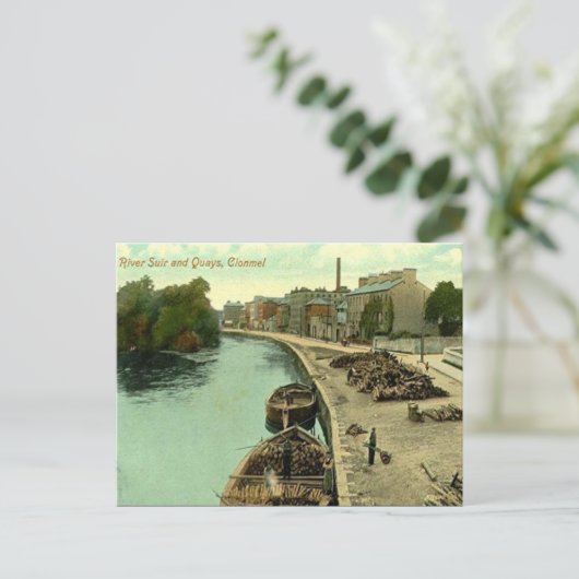 Ancienne carte postale - Clonmell, Co Tipperary (Debout devant)