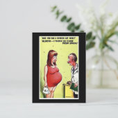 Ancienne carte postale comique (Debout devant)