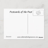 Ancienne carte postale comique (Dos)