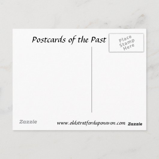 Ancienne carte postale comique (Dos)