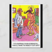 Ancienne carte postale comique (Devant)