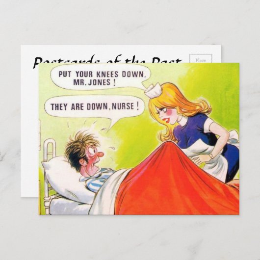 Ancienne carte postale comique (Devant / Derrière)