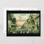 Ancienne carte postale - Coney Island, New York (Devant / Derrière)