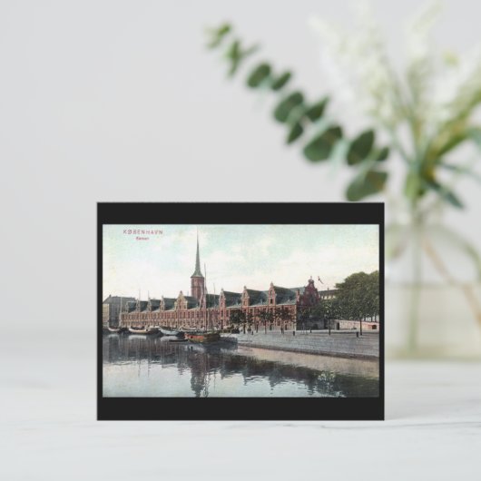 Ancienne carte postale - Copenhague, Danemark (Debout devant)