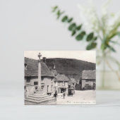 Ancienne carte postale - Corfe, Dorset (Debout devant)