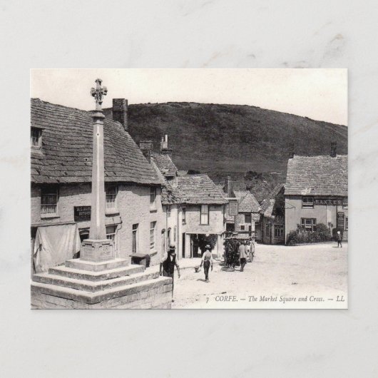 Ancienne carte postale - Corfe, Dorset (Devant)
