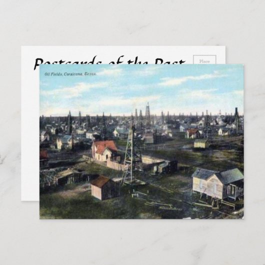 Ancienne carte postale - Corsicana, Texas (Devant / Derrière)