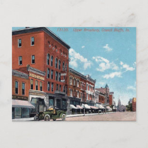 Ancienne carte postale - Council Bluffs, Iowa, Éta