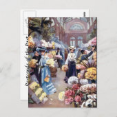 Ancienne carte postale - Covent Garden, Londres (Devant / Derrière)