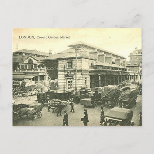Ancienne carte postale - Covent Garden, Londres (Devant)