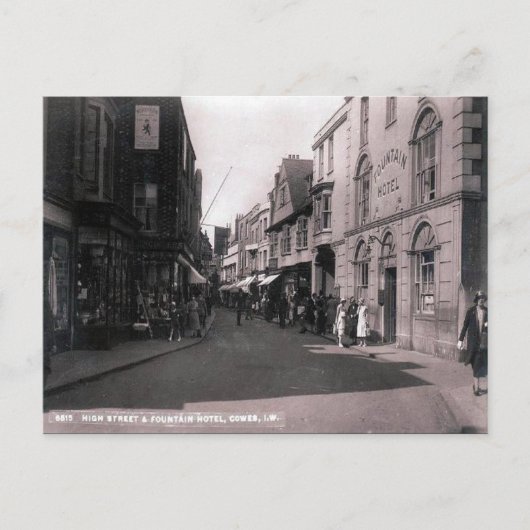 Ancienne carte postale - Cowes, île du poids (Devant)