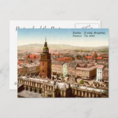 Ancienne carte postale - Cracovie, Pologne (Devant / Derrière)