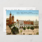 Ancienne carte postale - Cracovie, Pologne (Devant / Derrière)