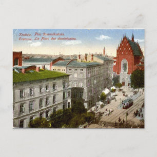 Ancienne carte postale - Cracovie, Pologne