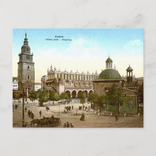 Ancienne carte postale - Cracovie, Pologne