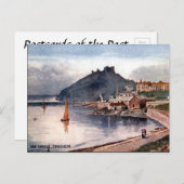 Ancienne carte postale - Criccieth Castle, Pays de (Devant / Derrière)