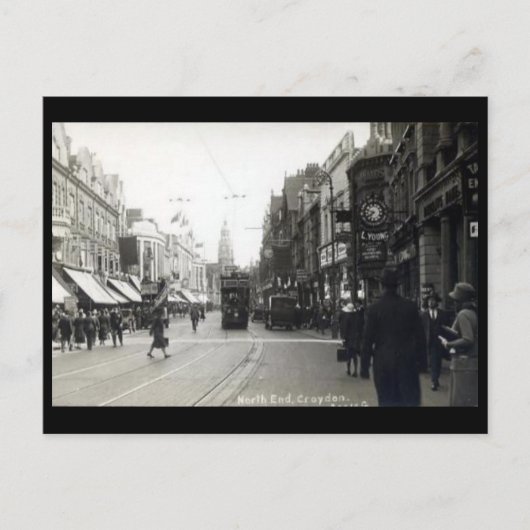 Ancienne carte postale - Croydon, Londres (Devant)