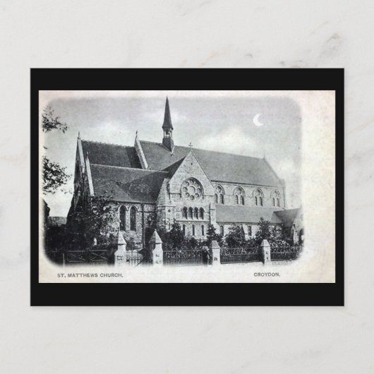 Ancienne carte postale - Croydon, Londres (Devant)