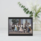 Ancienne carte postale - Danseurs Tarantella (Debout devant)