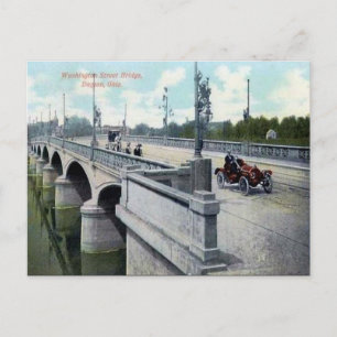 Ancienne carte postale - Dayton, Ohio, États-Unis