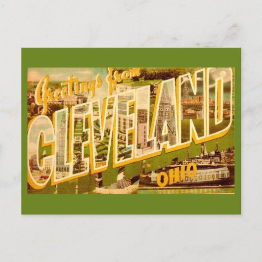 Ancienne Carte Postale de Cleveland Ohio (Devant)