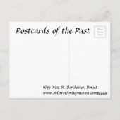 Ancienne carte postale - Dorchester, Dorset (Dos)