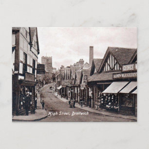 Ancienne carte postale - Droitwich, Worcestershire