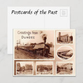 Ancienne carte postale - Dundee, Écosse (Devant / Derrière)