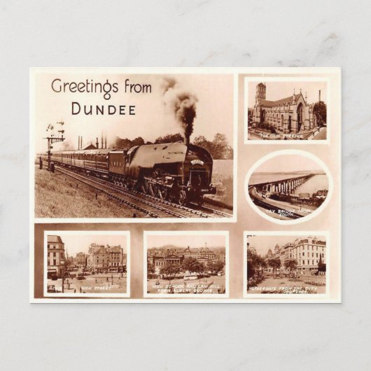 Ancienne carte postale - Dundee, Écosse (Devant)