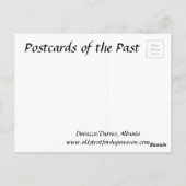 Ancienne carte postale - Durazzo/Durres, Albanie (Dos)